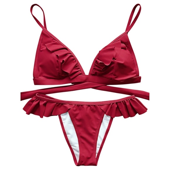 Last L !!! Super high quality bikini set in red - Picture 3 of 6